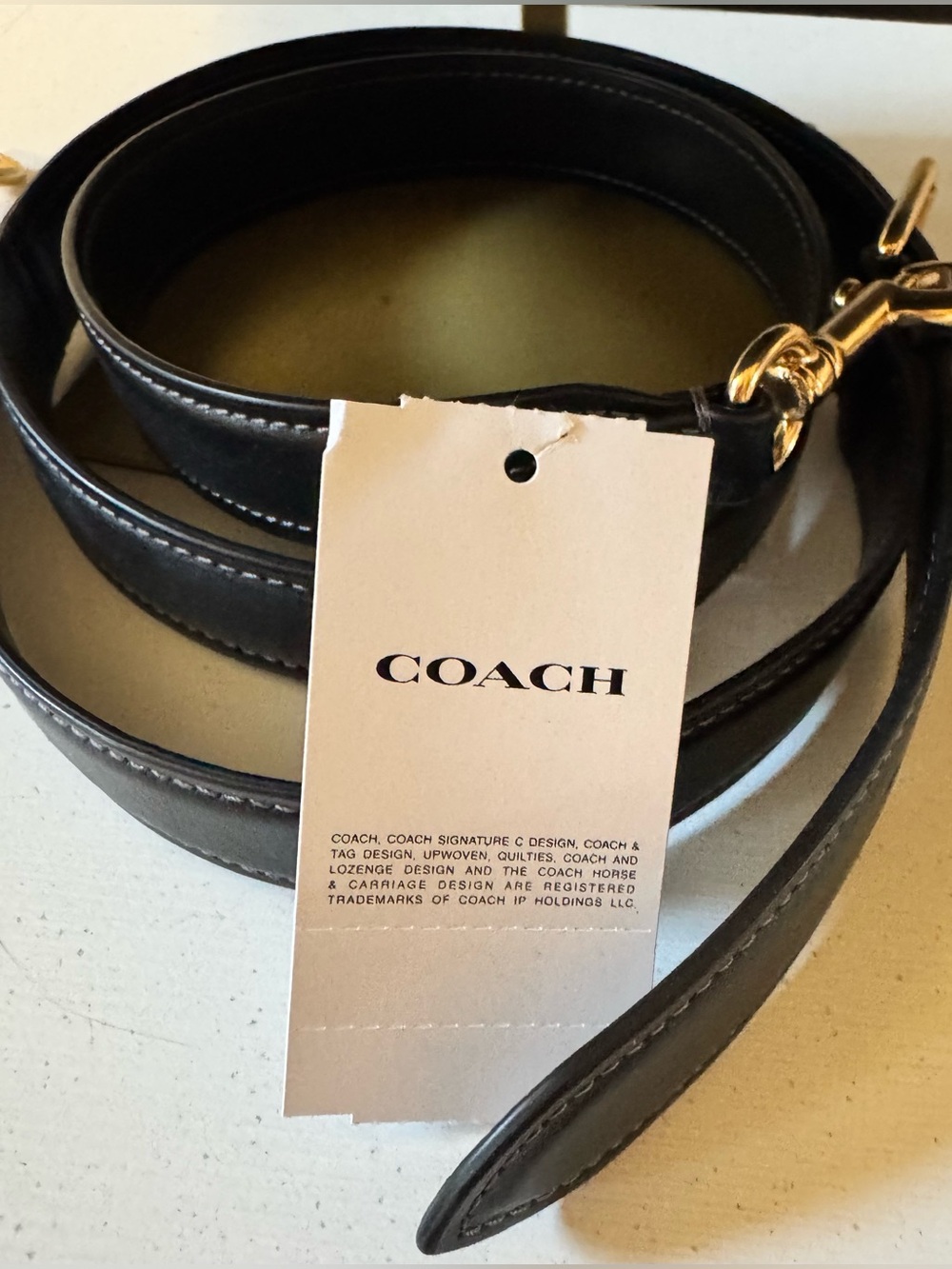 Coach Rowan Crossbody NWT Dark Brown Black Leather & Canvas w Gold Hardware NWT - Picture 3 of 16